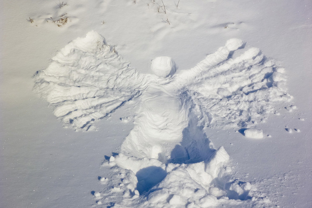 Angel in the snow