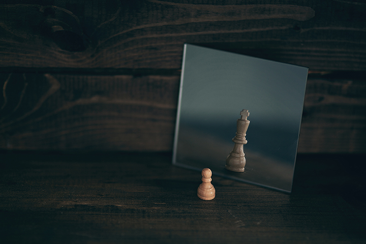 look in the mirror